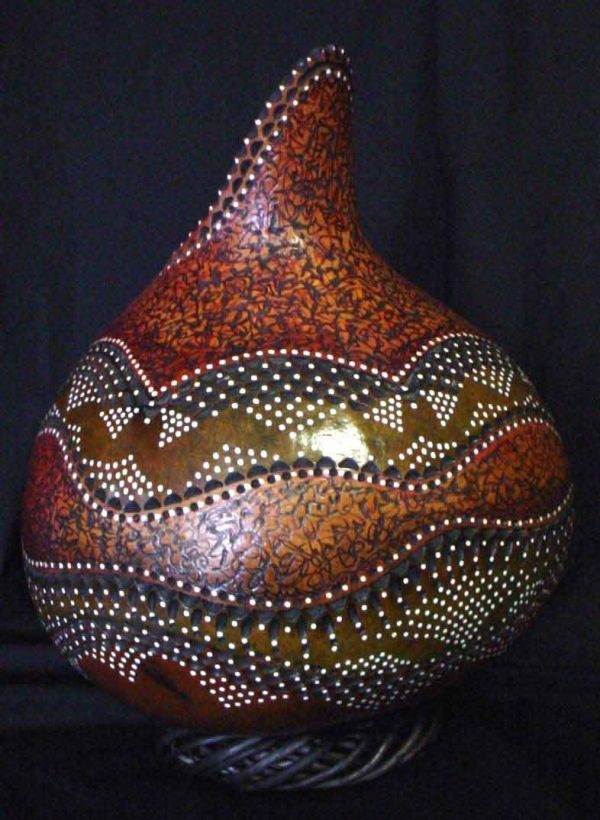 Carved Vase Gourd Photo