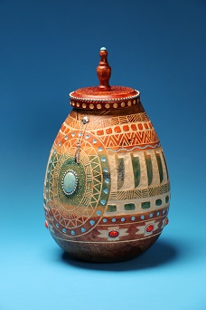 Gourd created by Patti Fisher